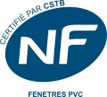 Certifié NF par CSTB - Fenetres PVC